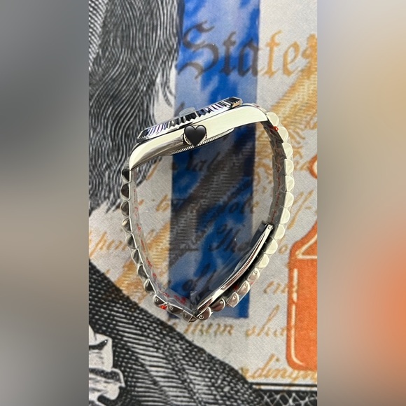 Men’s Luxury Style Automatic Stainless Steel Watch Black Dial 41mm - Picture 3 of 4